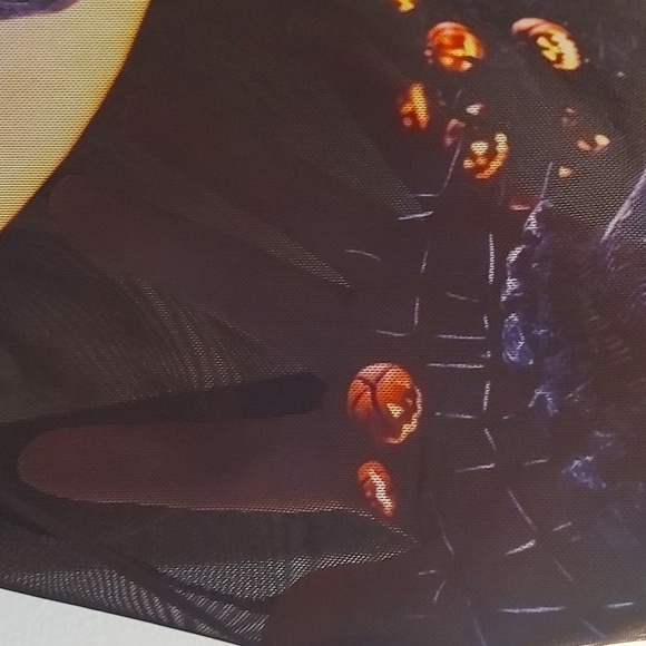 NWT Cakeworthy X Disney Nightmare Before Christmas Sheer Lettuce Hem Long Sleeve - Picture 8 of 9